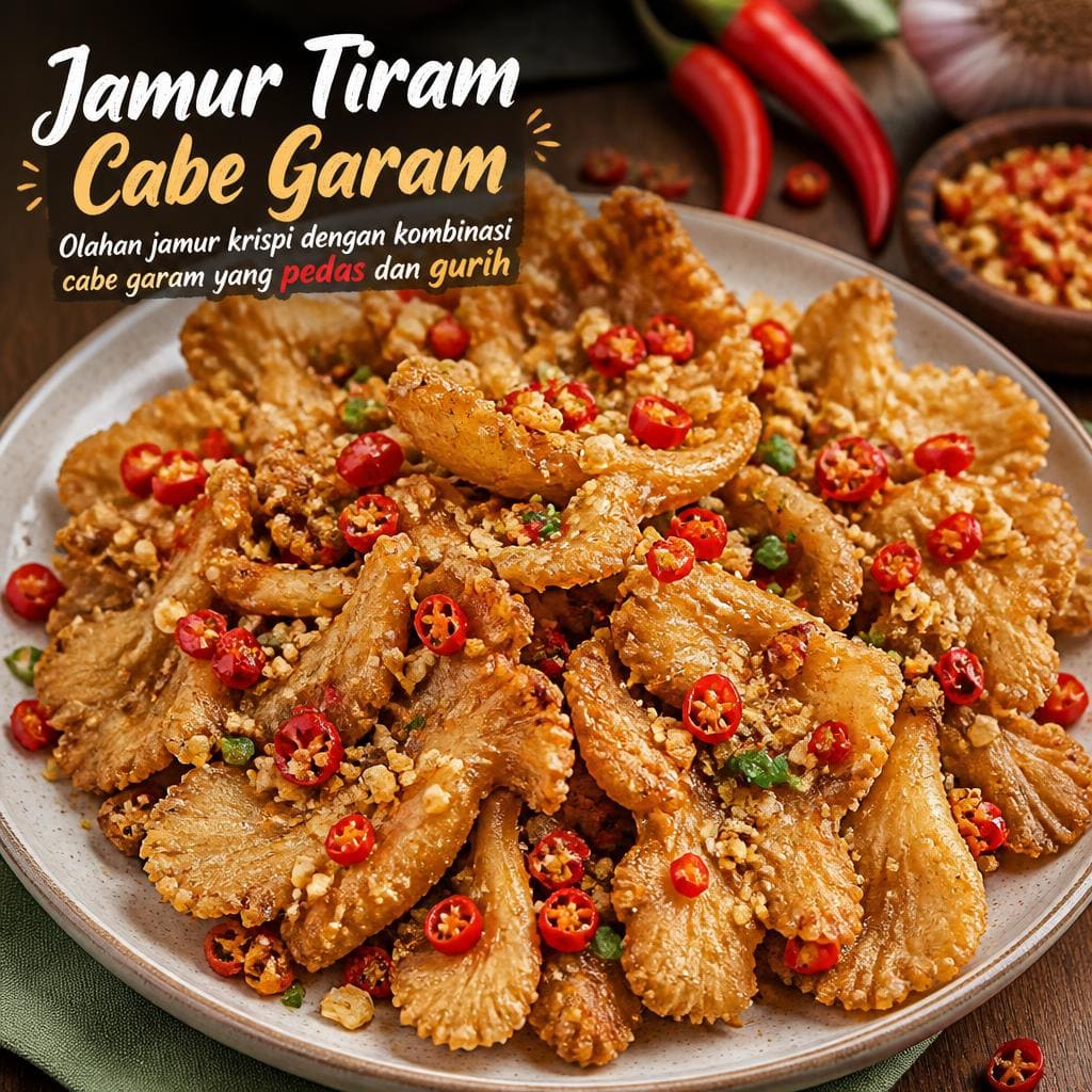 Jamur Tiram Cabe Garam D’ Cost Seafood